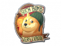 Sticker Bomb Doge